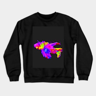 Abstract Lion Fish Crewneck Sweatshirt